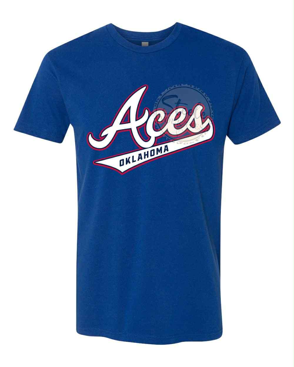 Oklahoma Aces (retro look) All Sizes Tee