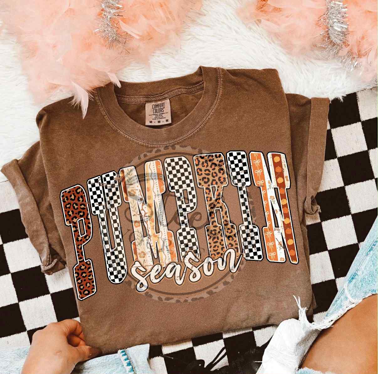 Pumpkin Season (patchwork) All Sizes Tee