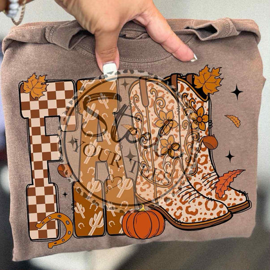 Fall Boots All Sizes Tee