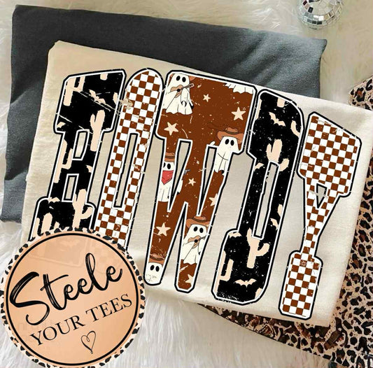 Howdy (patchwork) All Sizes Tee