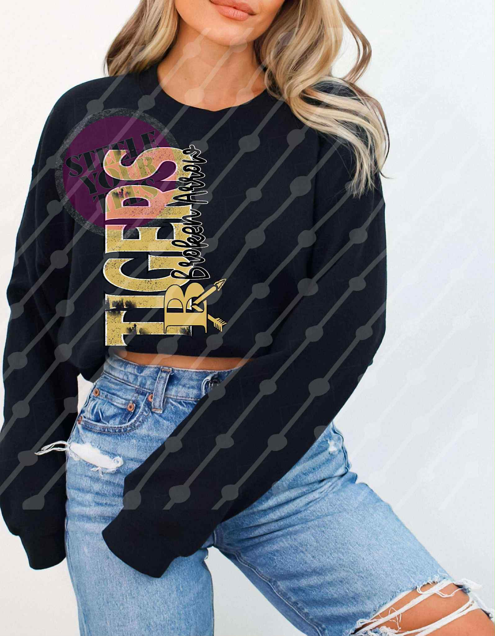 Tigers- Vertical & Gold (all styles here)