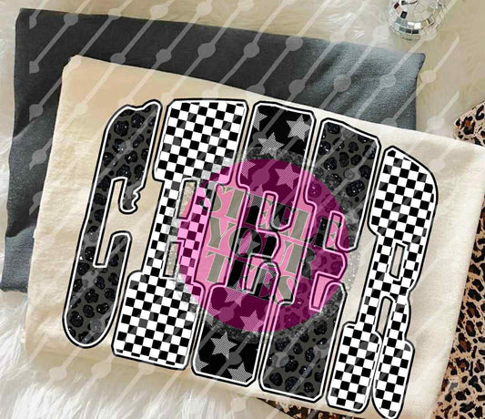 Cheer Black And Checkered (all styles here)