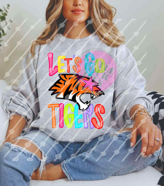 Let's Go Tigers  Pink Star Eye (all styles here)