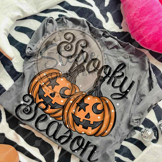 Spooky Season (jack-o-lanterns) All Sizes Tee