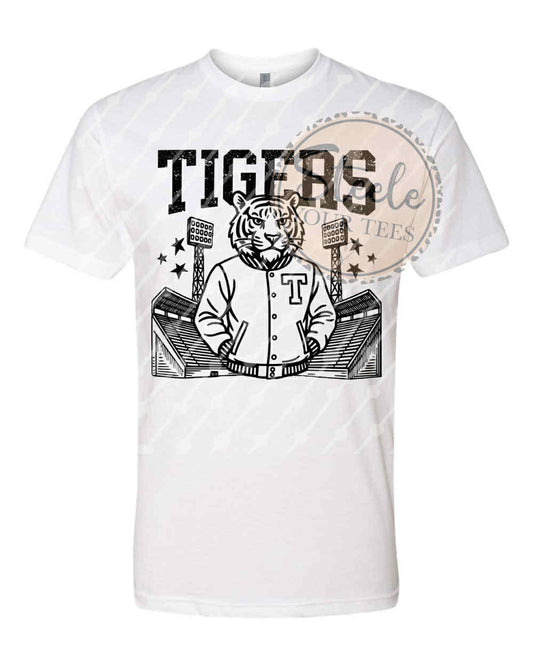 Tigers w/jacket All Sizes Tee