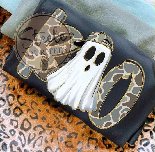Camo Boo Ghost All Sizes Tee