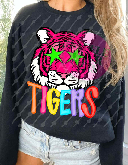 Neon Green Eyed Tigers (all styles here)