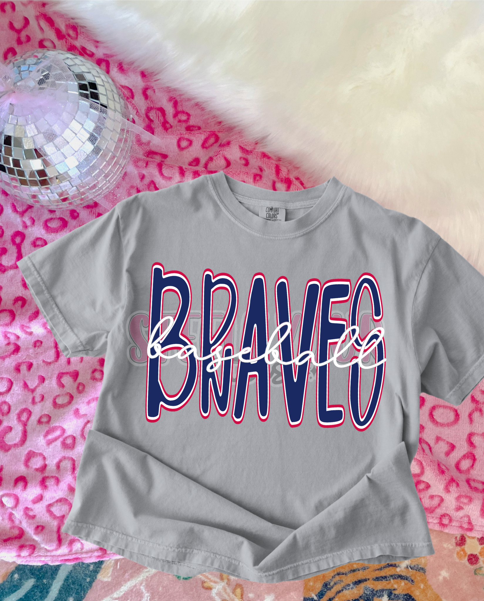 Braves Baseball Cursive