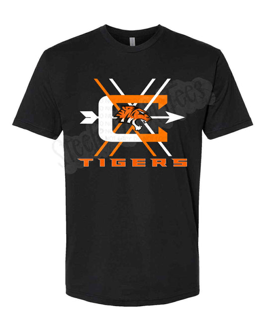 Coweta Tigers Logo All Sizes Tee and Crewneck