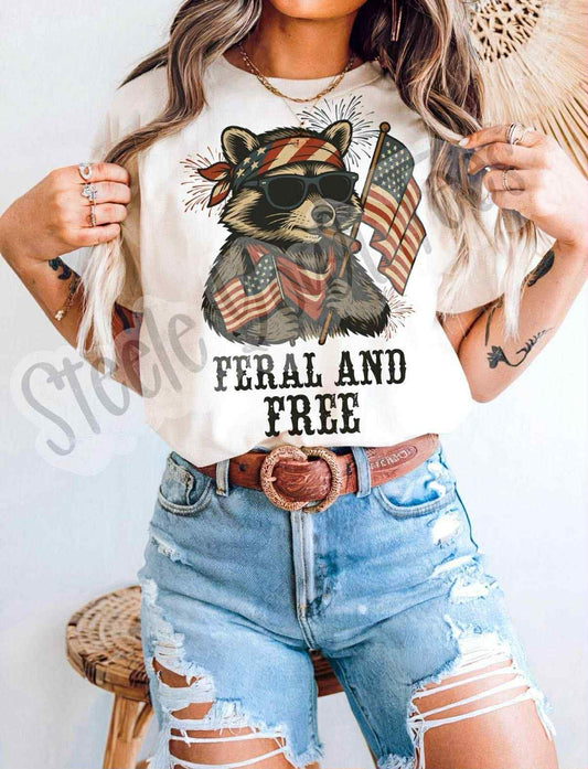 Feral and Free Raccoon