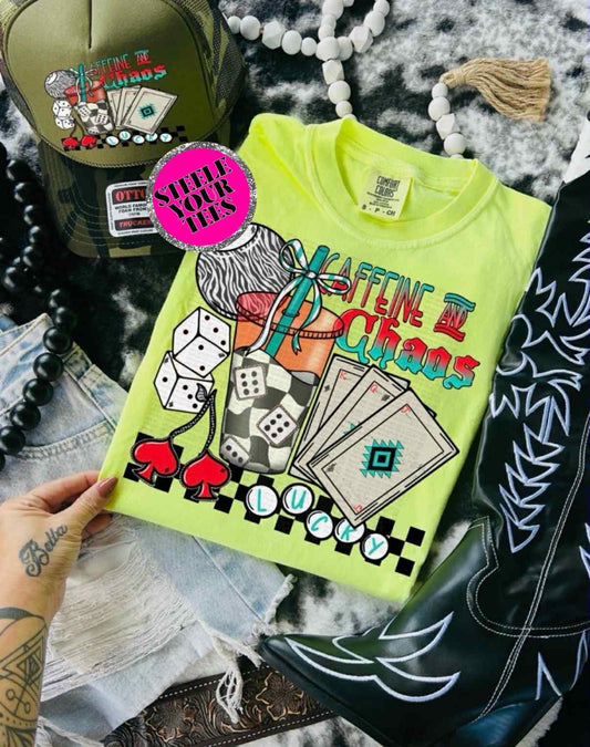 Caffeine & Chaos Tee