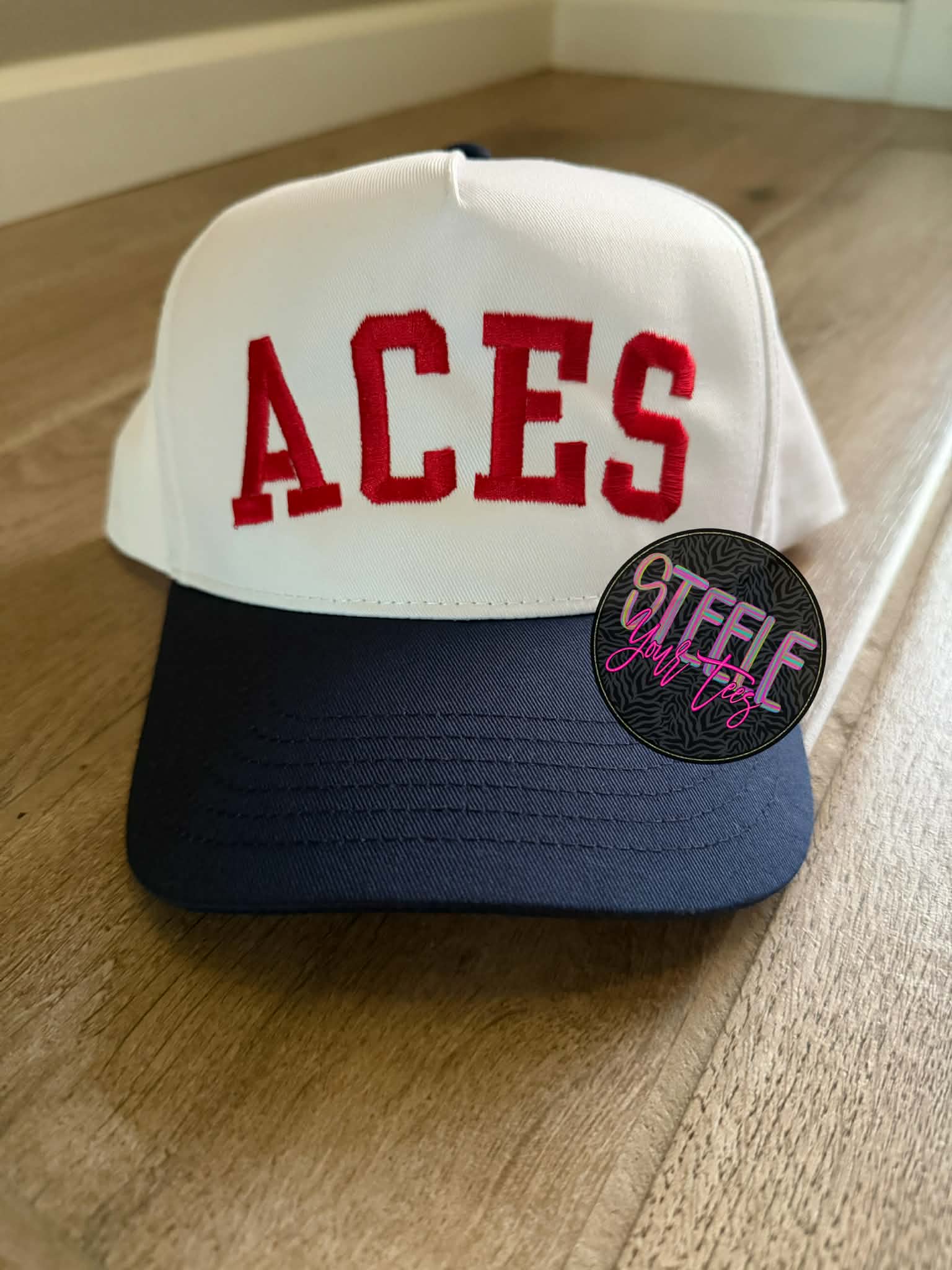 Aces Embroidery Hat- Snap back