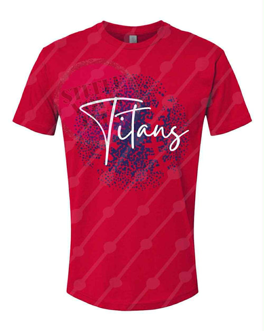 Titans Baseball -distressed- All Sizes Tee
