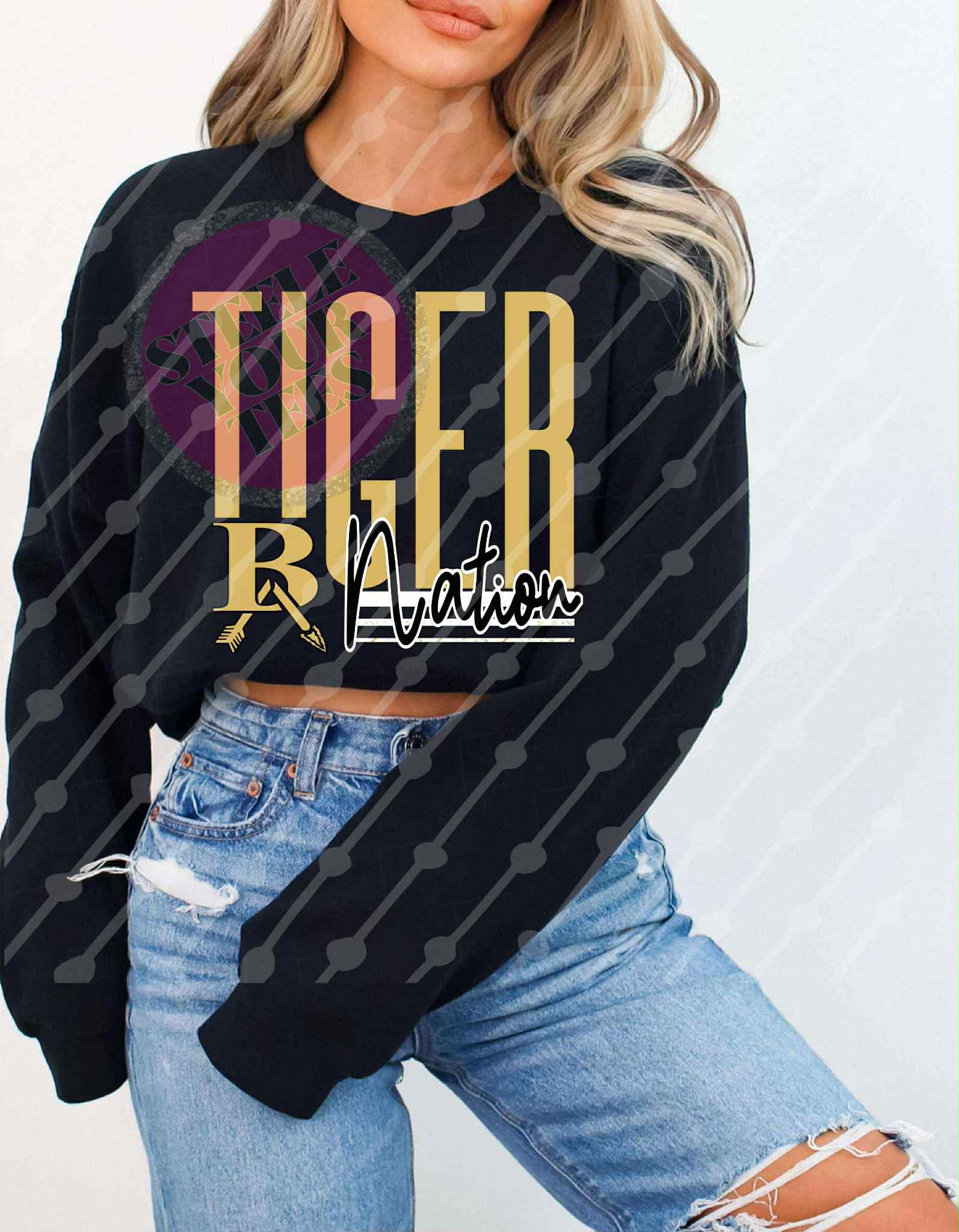 Tiger Nation- Tall & Gold (all styles here)