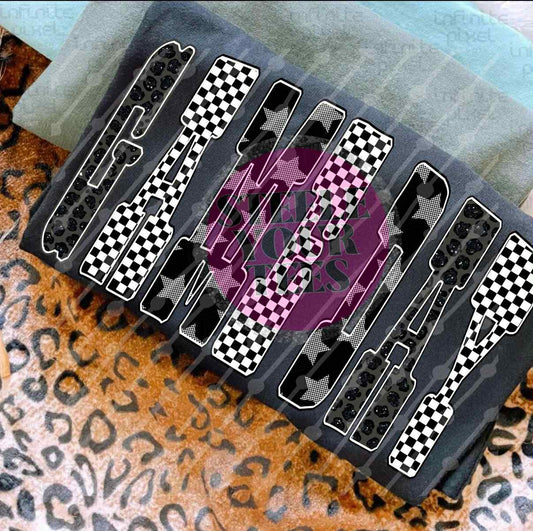 Gameday Black And Checkered (all styles here)