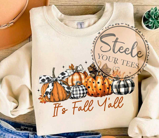 It's Fall Y'all All Sizes Tee