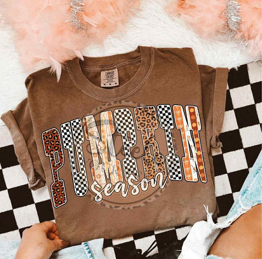 Pumpkin Season (patchwork) All Sizes Tee